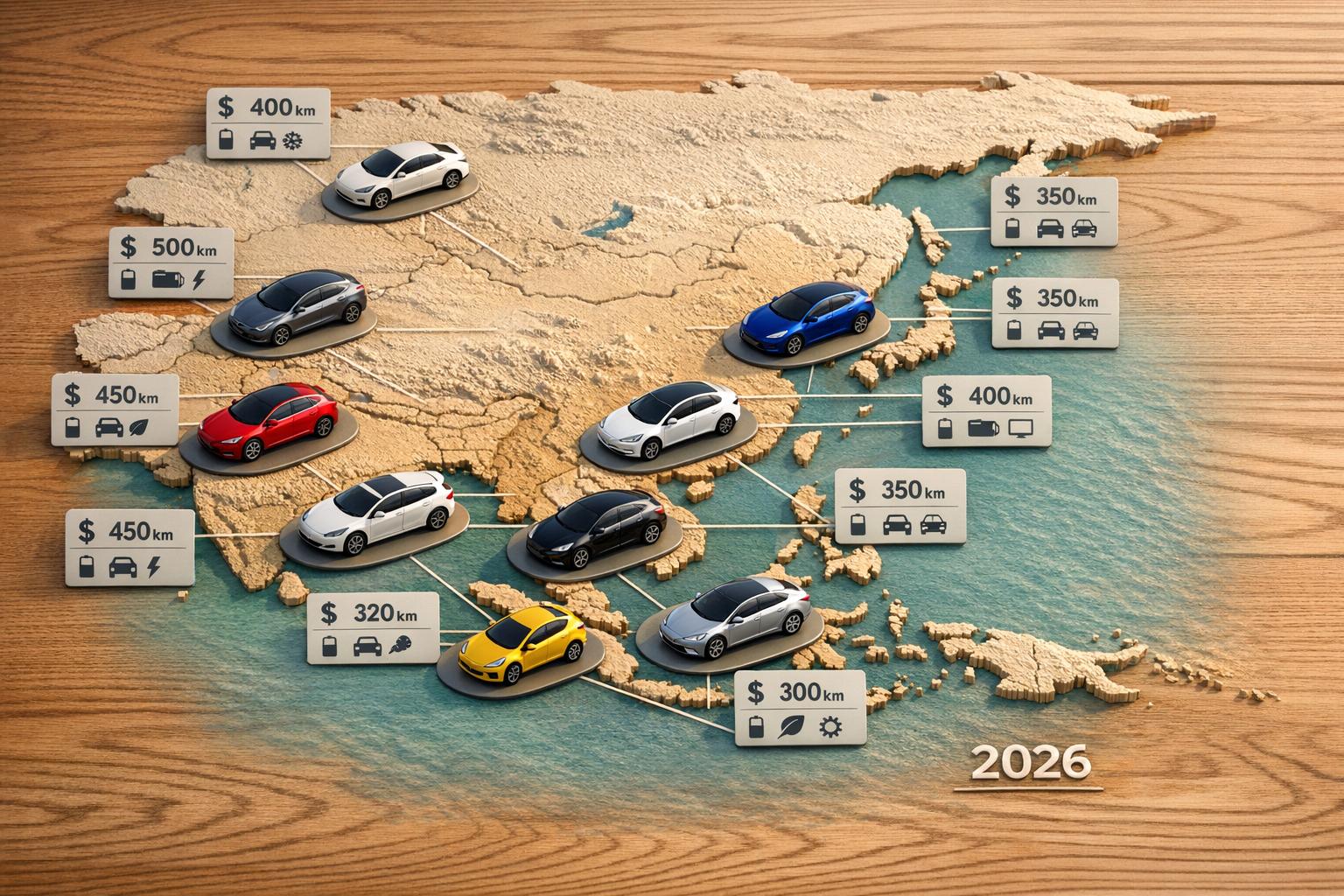 Top 10 Best-Selling EVs in Asia in 2026 (Country by Country)