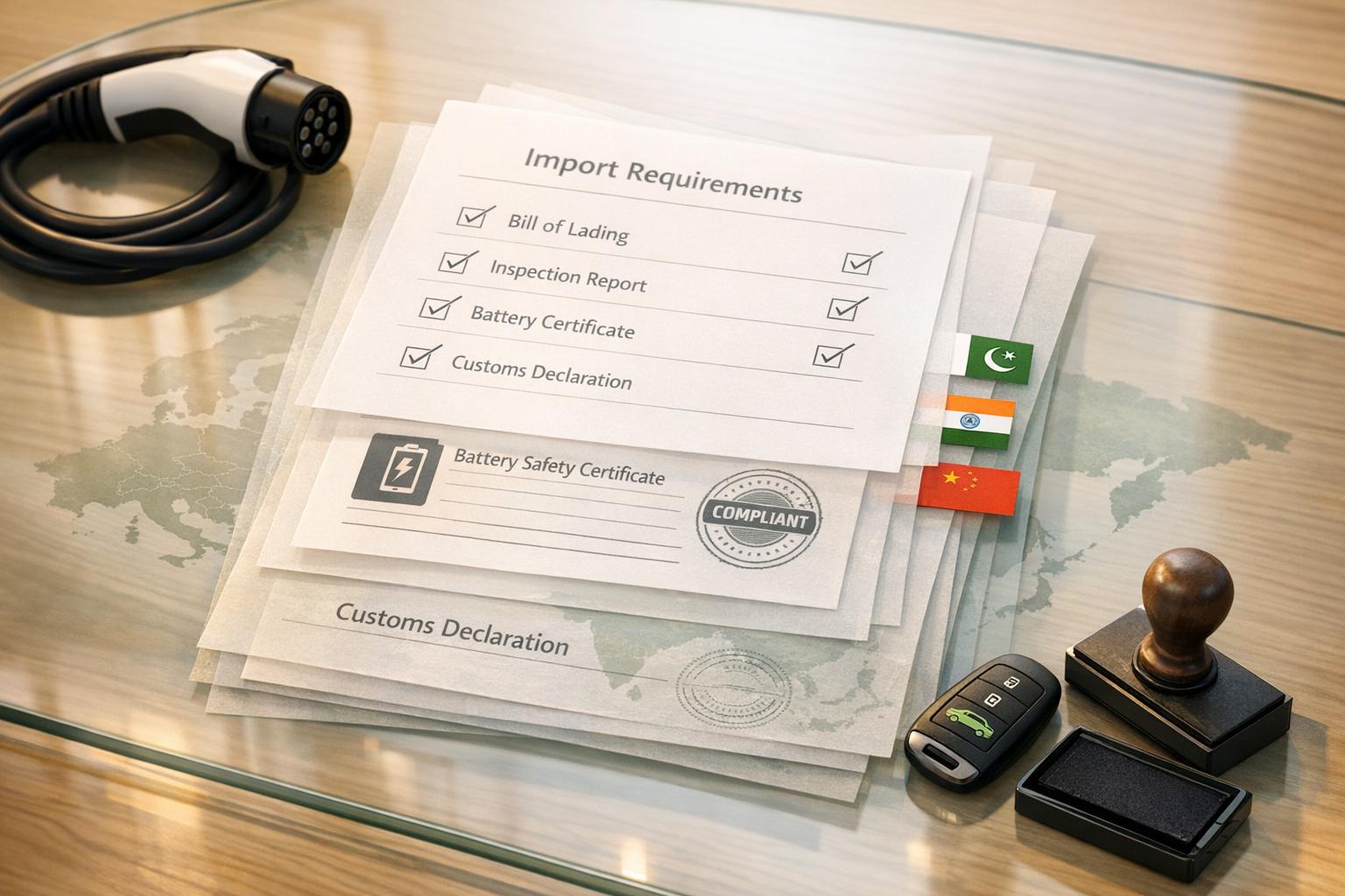 Documents Needed for EV Import in Asia