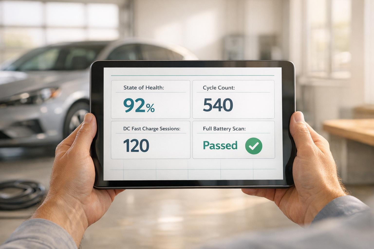 How to Check Battery Health Before Buying a Used EV (2026 Checklist)
