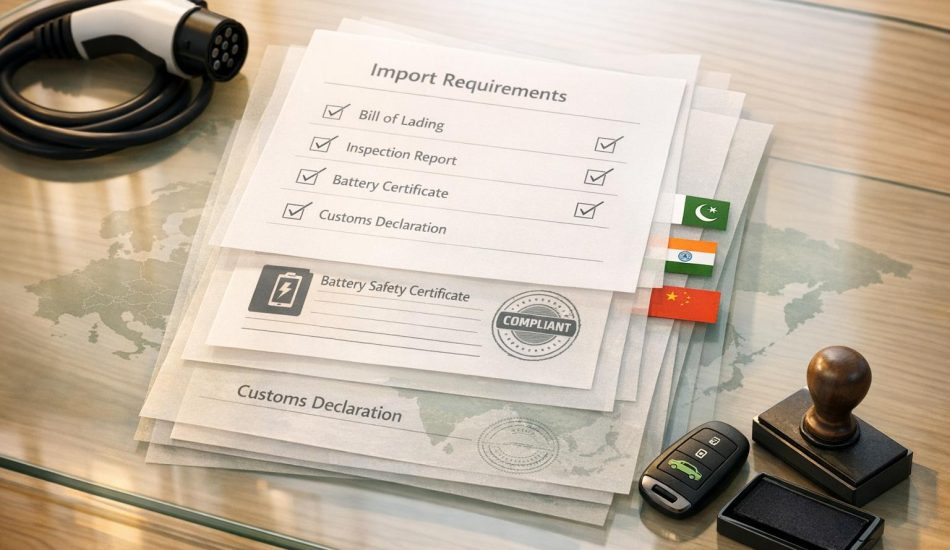 Documents Needed for EV Import in Asia